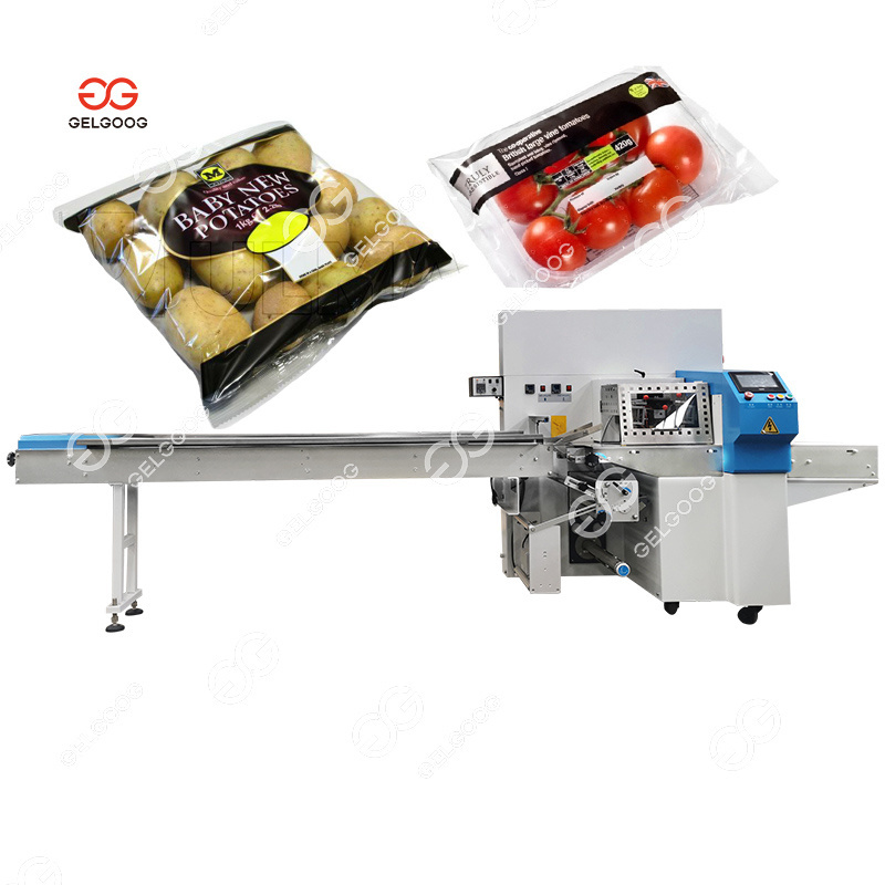 Frozen Vegetable Horizontal Pack Machine Food Tray Seaweed Packing Machine Pillow Packing Machine For Food