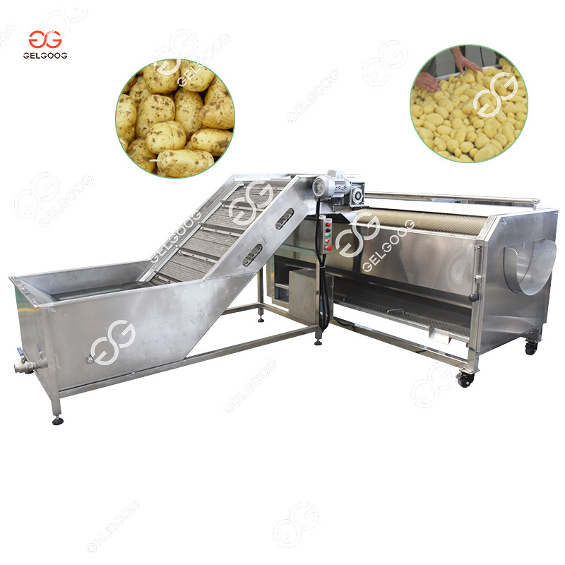 Best Price Brush Root Vegetable Ginger Potato Peeling Machine Carrot Washing Machine