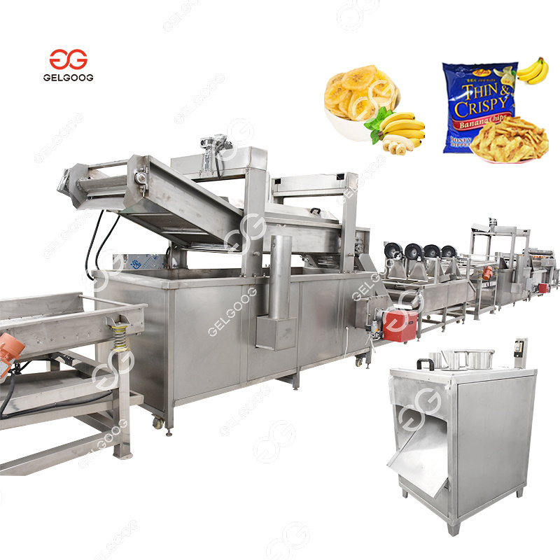 Machine To Make Chips Banana Small Manufacturing Plant Fully Automatic Banana Chips Making Machine Set