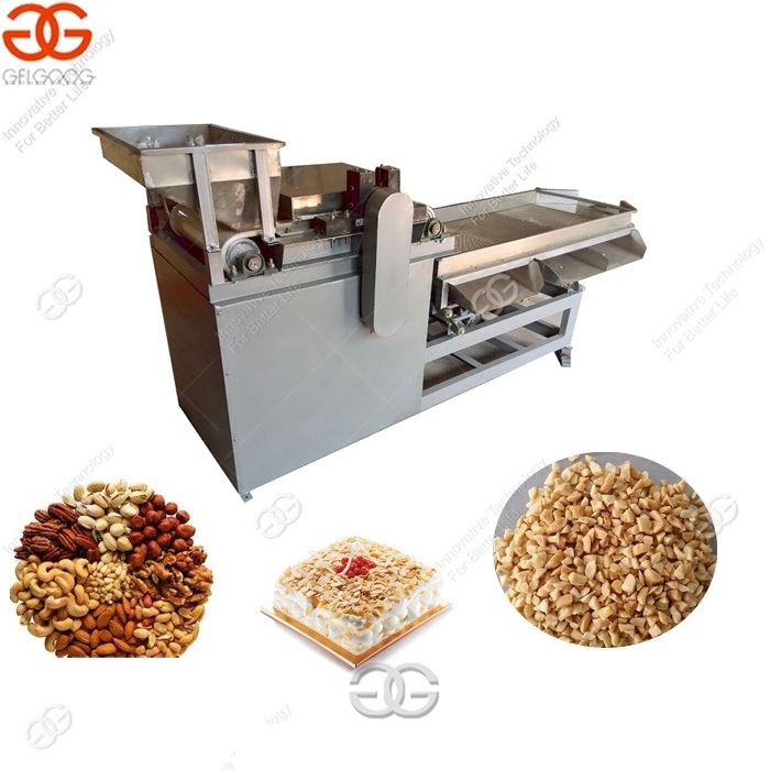 Cocoa Bean Sesame Roasting Chickpea Milling Almond Peanut Strip Cutting Walnut Chopping Cashew Nut Walnut Dicing Machine