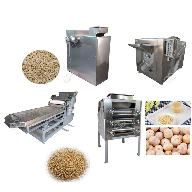 Cocoa Bean Sesame Roasting Chickpea Milling Almond Peanut Strip Cutting Walnut Chopping Cashew Nut Walnut Dicing Machine