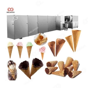 Domestic Ice Cream Cone machine Rolling Production Line Full Automatic Waffle Cone Making Machine