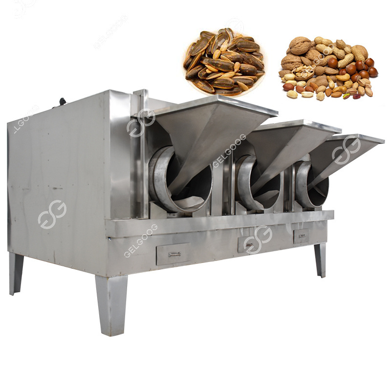 Hot Sale Cocoa Bean Peanut Seeds Sesame Nut Roasting Machine Roaster Machine Price