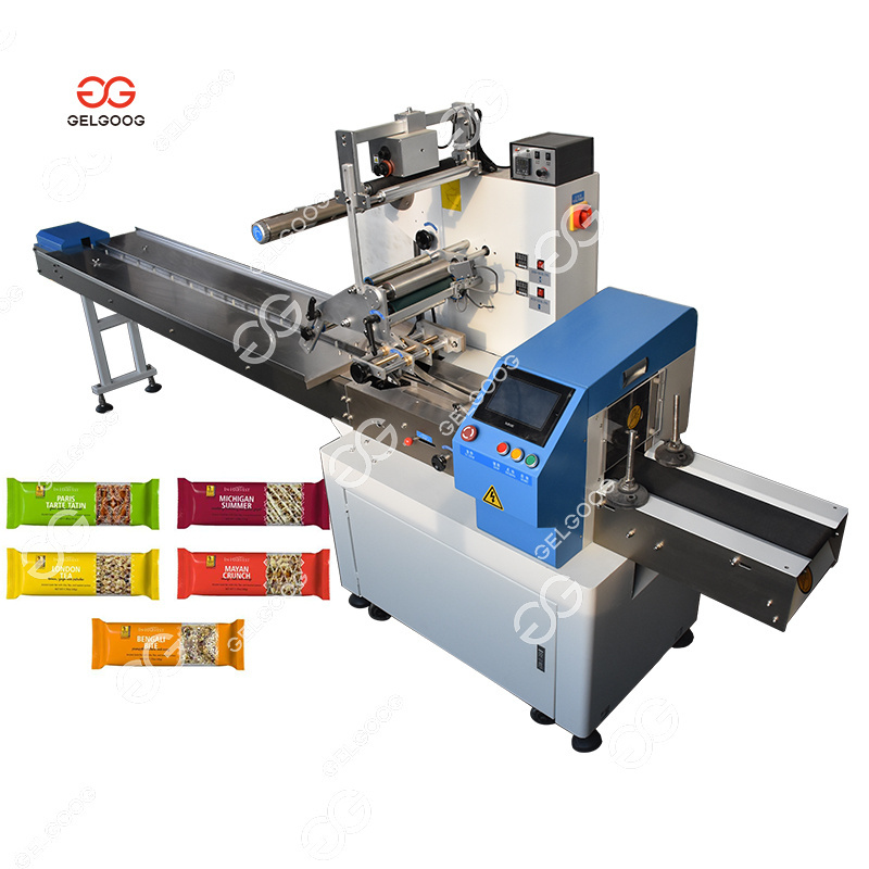 Gelgoog Fortune Cookies Pouch Flow Packing Machine Individual Small Cookies Packaging Machine For Cookies