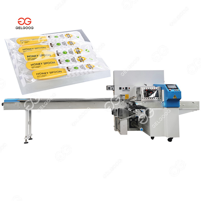 Gelgoog Fortune Cookies Pouch Flow Packing Machine Individual Small Cookies Packaging Machine For Cookies