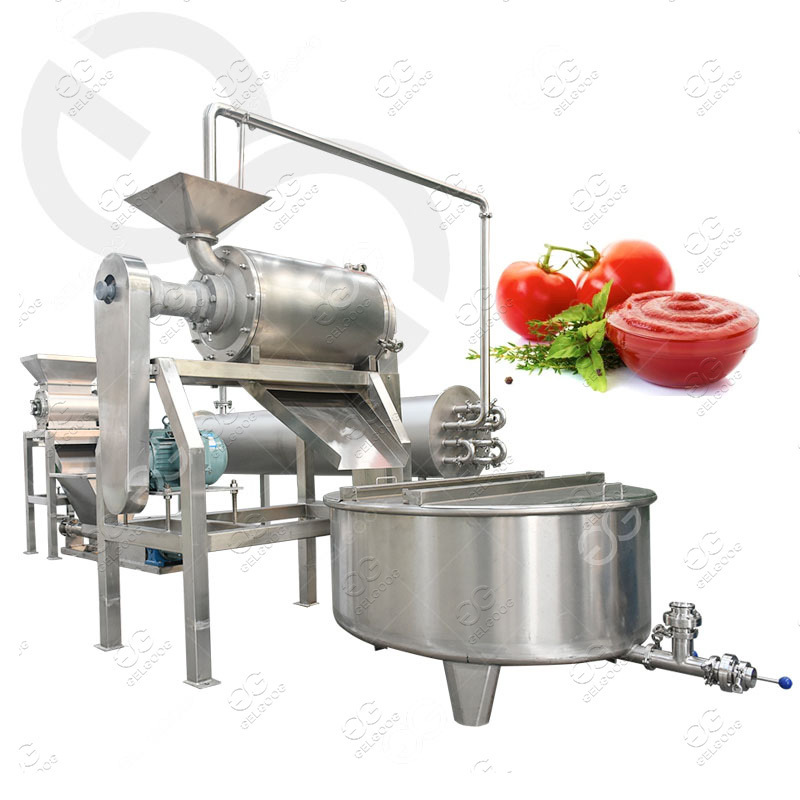 Automatic Concentration Tomato Sauce Making Machine Price Maker Concentrated Tomato Paste Line