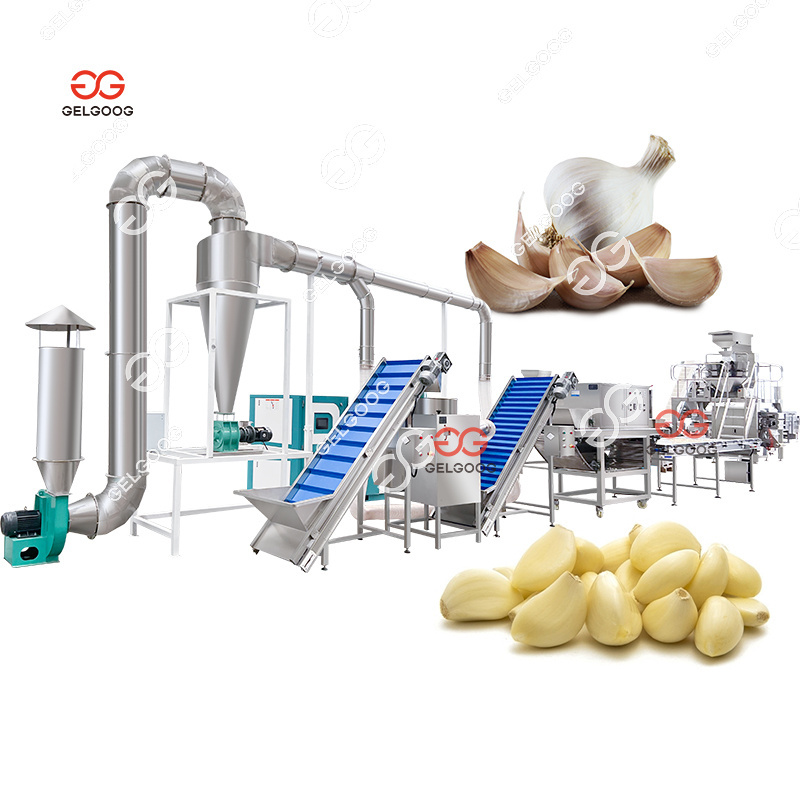 1Ton Small Chain Type Garlic Bulb Breaking Machine Industrial Garlic Peeler Garlic Peeling Machine