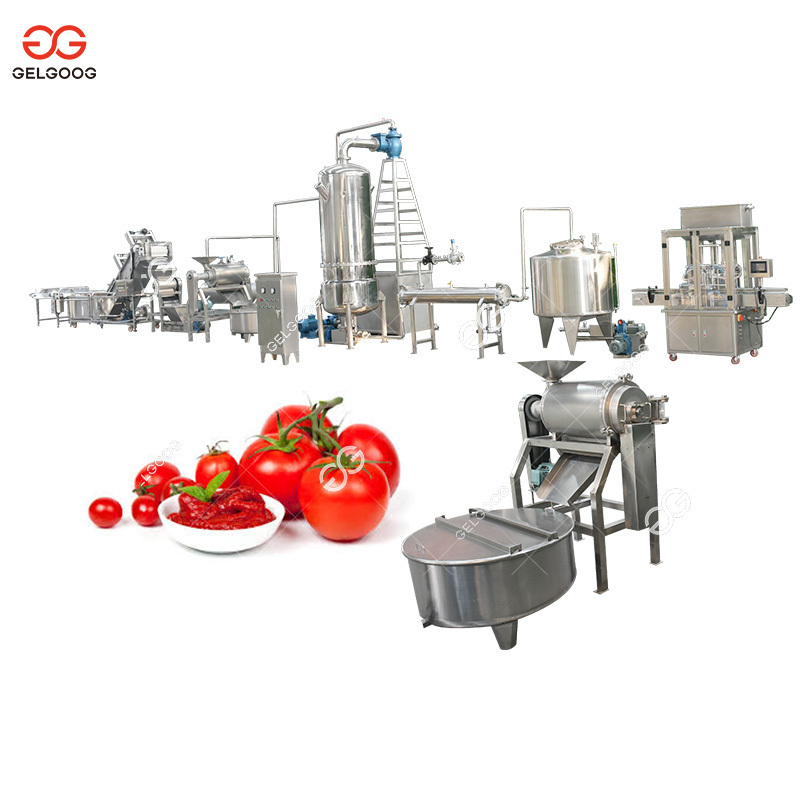 500Kg/H Automatic Tomatoes Sauce Making Machinery Small Tomato Paste And Ketchup Production Line