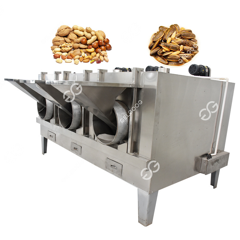 Industrial Cocoa Bean Spice Groundnut Peanut Toasting Soybean Mandelprofi Nut Roasting Machinery Corn Roaster For Sale Used