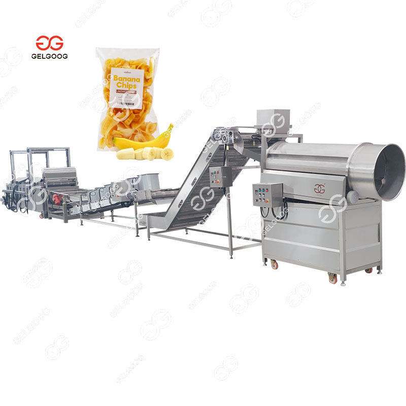 Machine To Make Chips Banana Small Manufacturing Plant Fully Automatic Banana Chips Making Machine Set