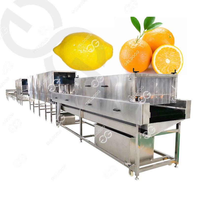 Citrus Fruit Washing Waxing Drying Sorting Machine Mango Wax Machine Passion Fruit Wash Waxing Machine For Mango