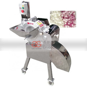 Commercial Automatic Electric Fruit Apple Mango Cutter Slicer Vegetable Sweet Potato Cubes Cutting Machine