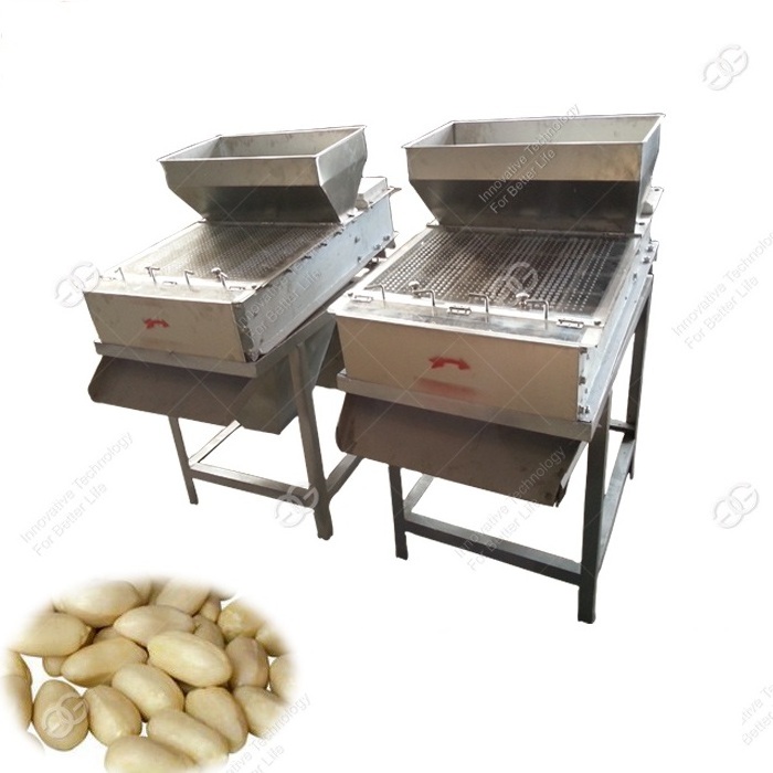 200kgh Dry Groundnut Red Skin Peeling Splitting Machine Peanut Half Cutting Machine