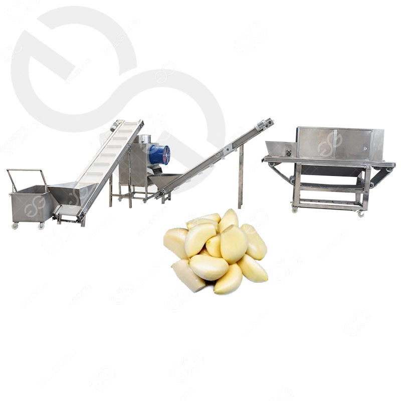 Small Automatic Garlic Peeling Production Line Commercial Garlic Peeler Peel Remover Machine Garlic Peeling Machine