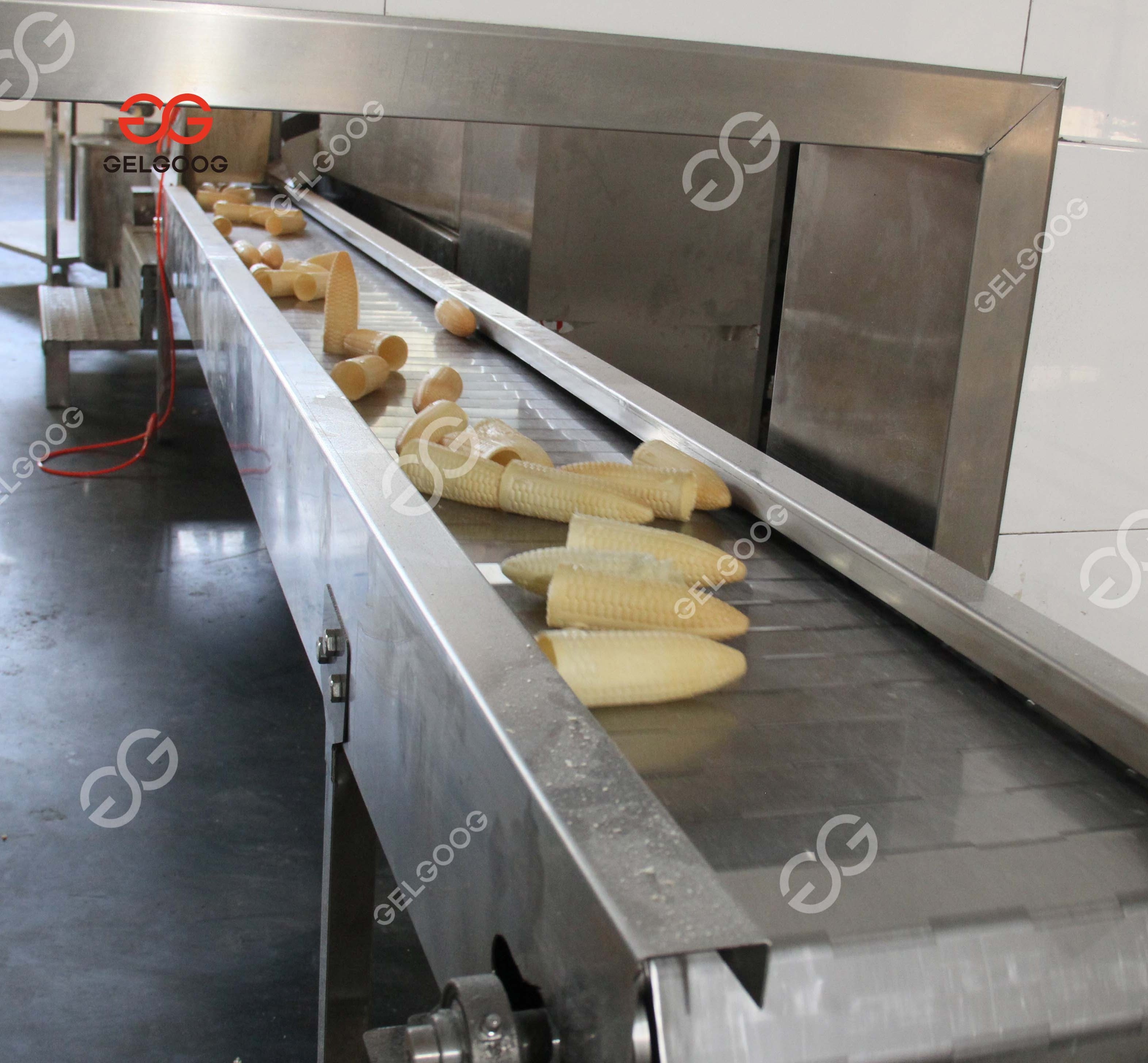 Full Automatic Softie Ice Cream Machine Ice Cream Cones  Wafer Ice Cream Cone Production Line