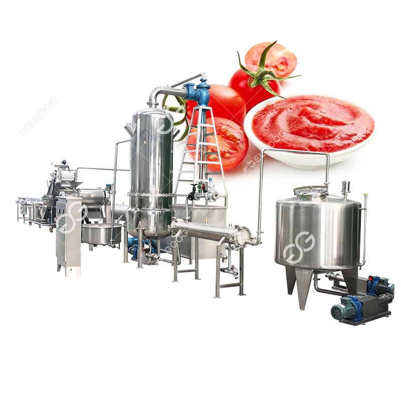 Gelgoog 100Kg/H Tomato Paste Chili Paste Processing Machine Small Chili Sauce Making Machine