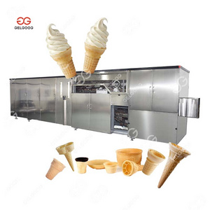 Full Automatic Softie Ice Cream Machine Ice Cream Cones  Wafer Ice Cream Cone Production Line