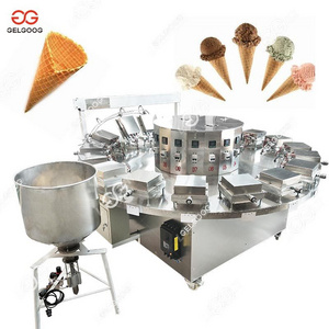 Semi Automatic Rolled Sugar Crispy  Ice Cream Cone Making Machine