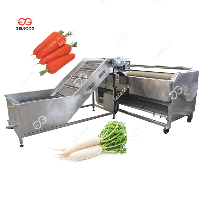 Ginger Cleaning Line Onion Ginger Slicing Slicer Washing And Peeling Machine High Pressure Ginger Washing Machine