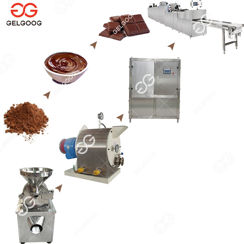 Stainless Steel Multifunctional Automatic Chocolate Bar Molding Processing Production Line Machinery Chocolate Making Machine