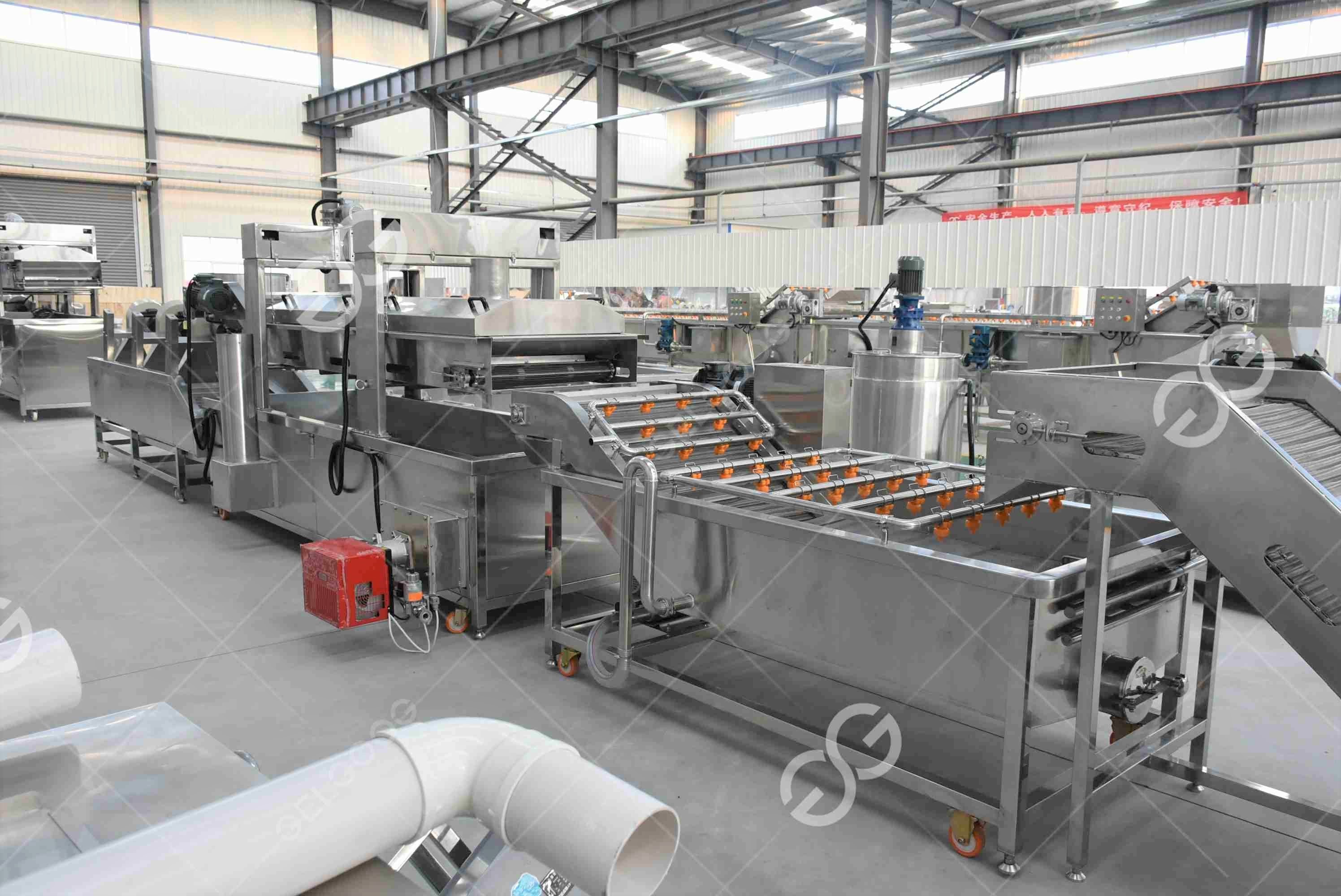 Complete Green Frying Plantain Chips Making Machine Price Crisps Fryer Banana Chip Production Line