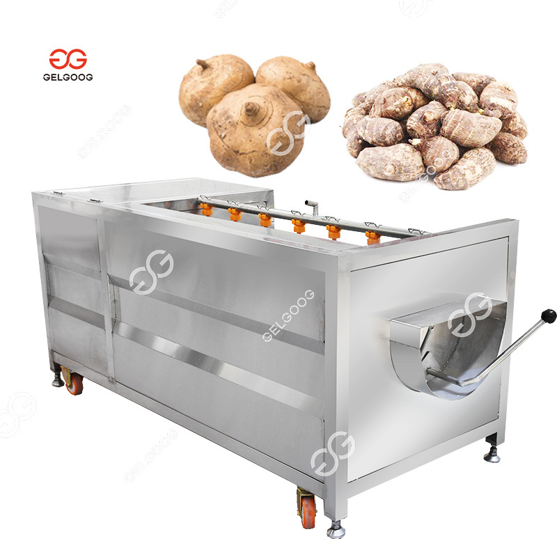 Ginger Cleaning Line Onion Ginger Slicing Slicer Washing And Peeling Machine High Pressure Ginger Washing Machine