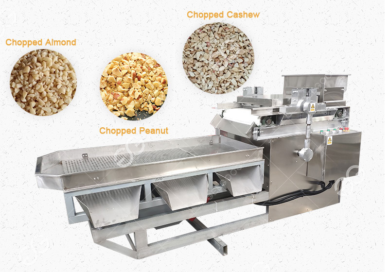 High Quality Macadamia Nuts Hazelnut Peanuts Cutting Walnut Almond Crusher Machine