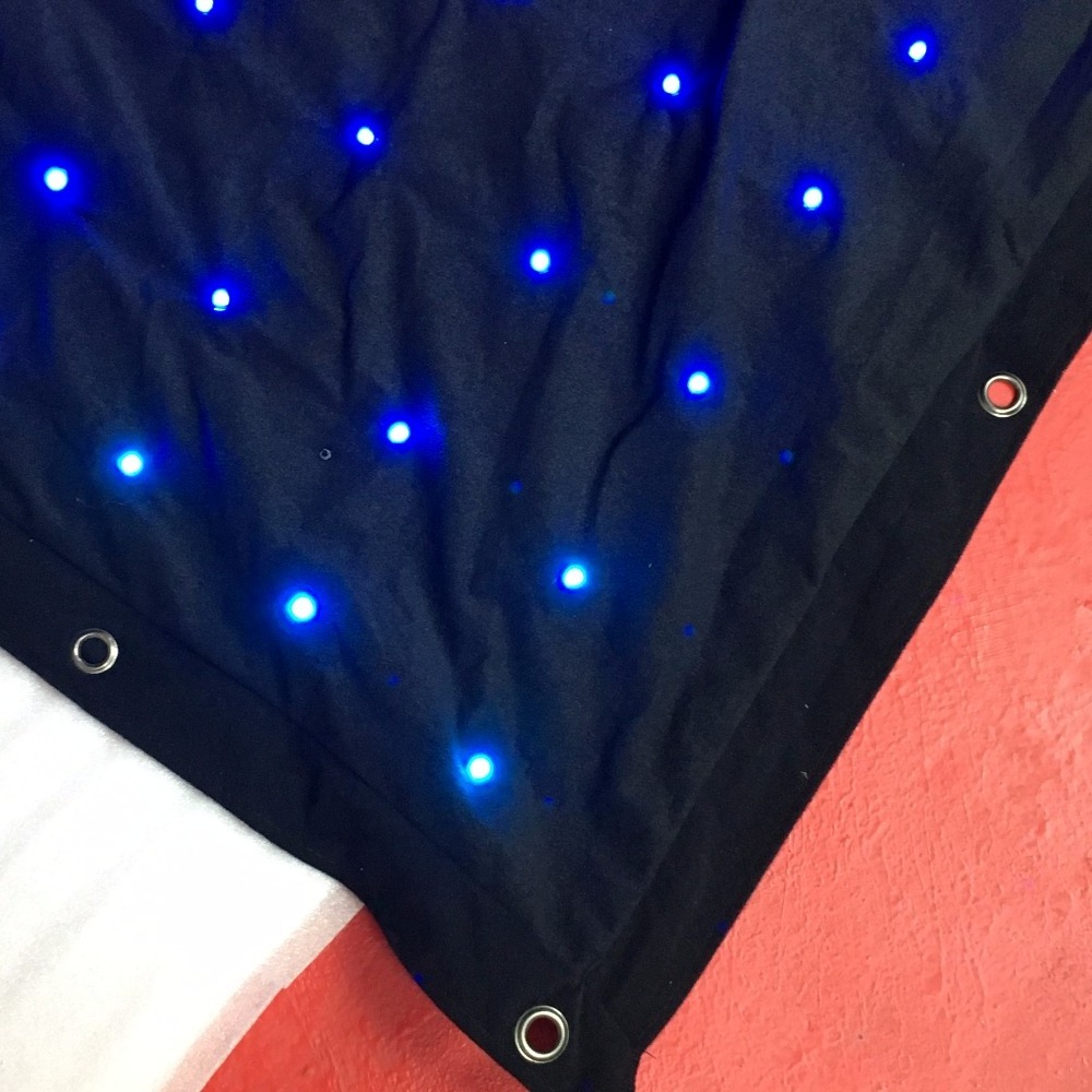 Newest Multiple lighting effect flexible soft LED video star curtain light for background