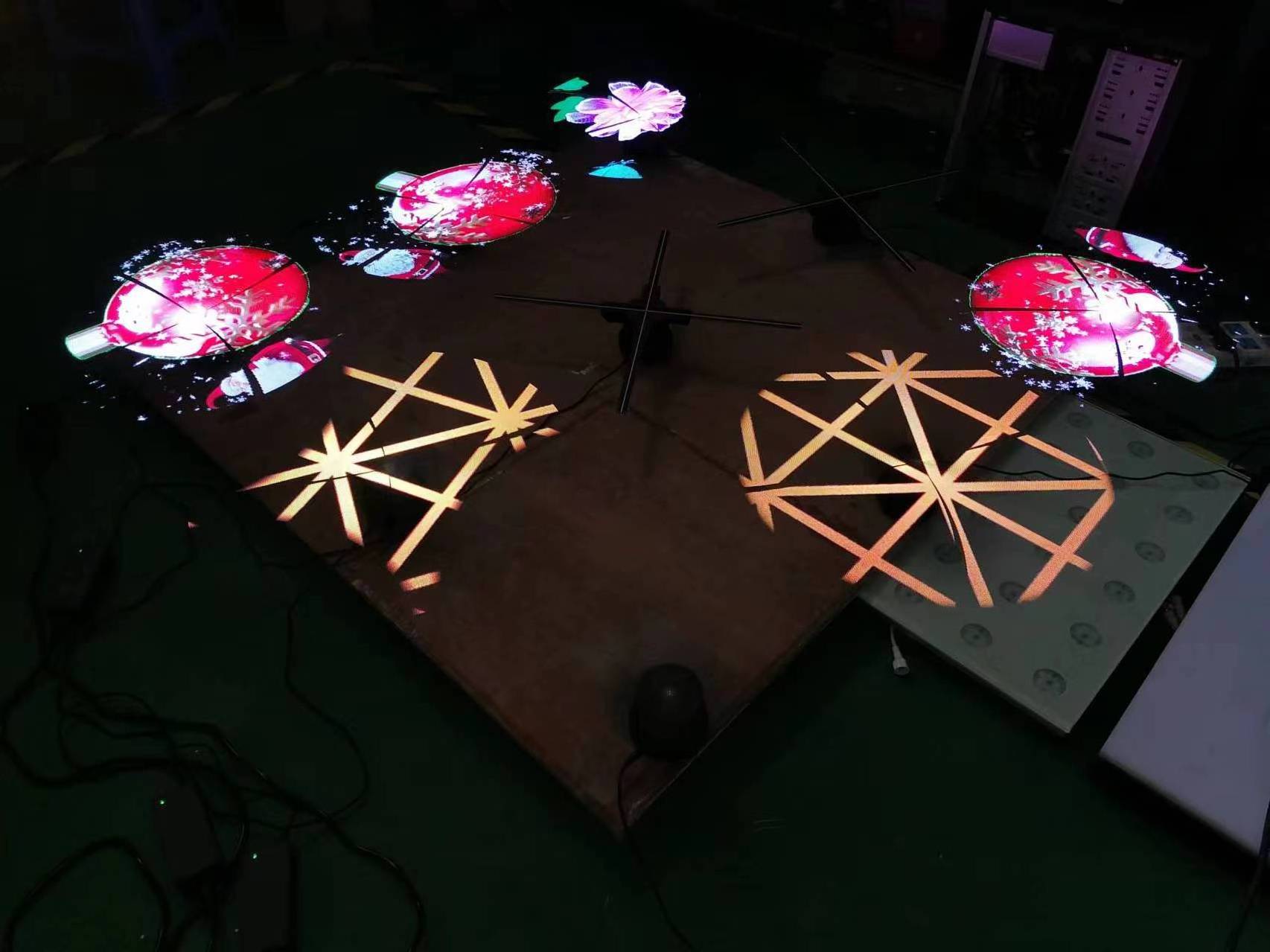 Spin display 3D led round display  Hologram Fans screen APP WiFi Remote Control for Events