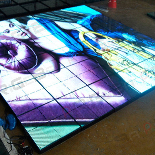 NEWEST 610*610MM super slim portable P10 video led Dance Floor tiles