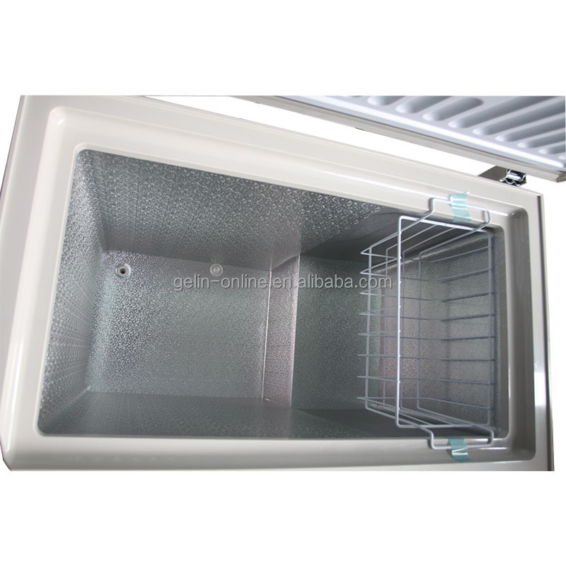 Nice Price 200L Single top open door chest freezer with Glass Top