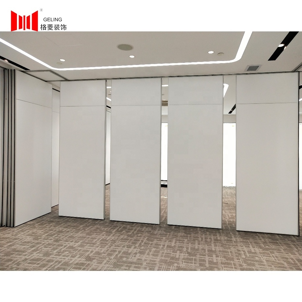 Cheapest fabric surface acoustic soundproof movable folding partition wall panel divider for meeting room