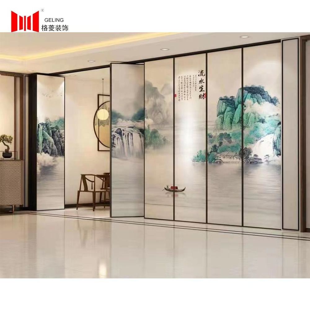 Custom sliding folding room dividers partitions and acoustic movable walls acoustical folding divider