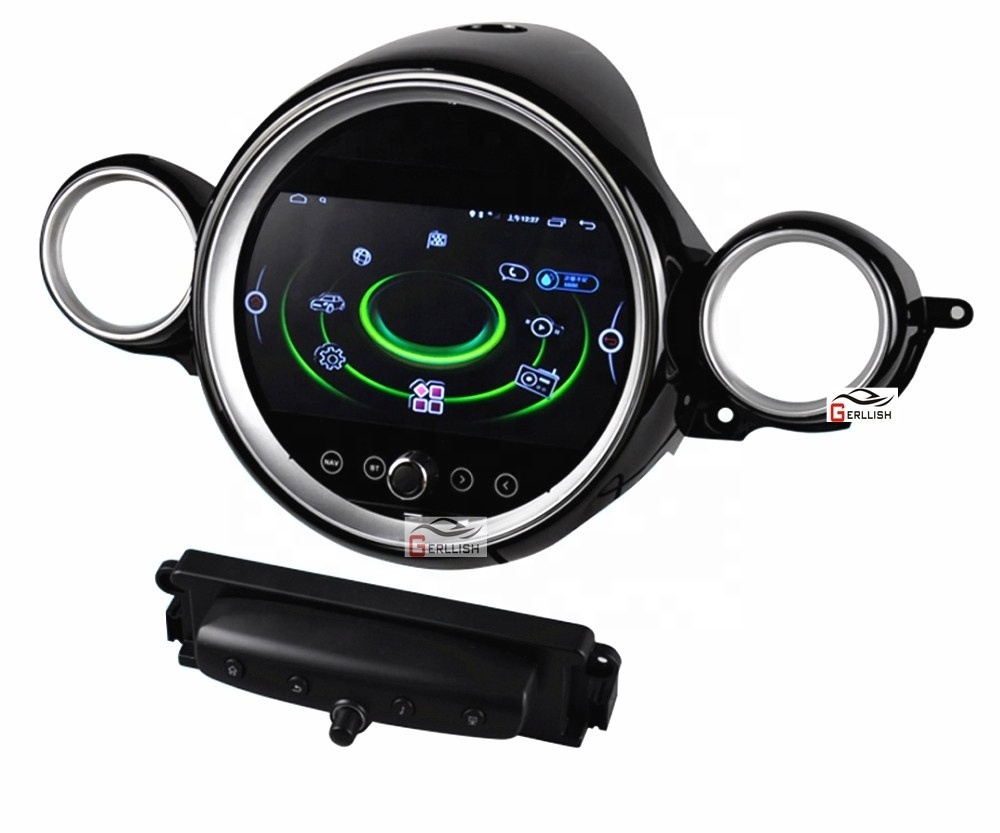 Gerllish  Android  car dvd radio audio player multimedia system gps navigation for BMW Mini Cooper R60 2006-2013