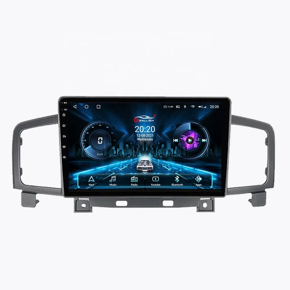 Gerllish Android radio Multimedia Player Car GPS Navigation Radio Headunit car DVD player 8 + 128G FOR Nissan Elgrand quest