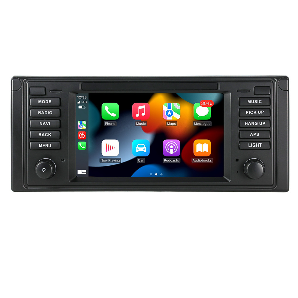 Android Auto Car Radio Stereo Multimedia Player GPS Navigation For BMW 5 Series E39 X5 E53 M5 1996-2003 2din WIFI  video