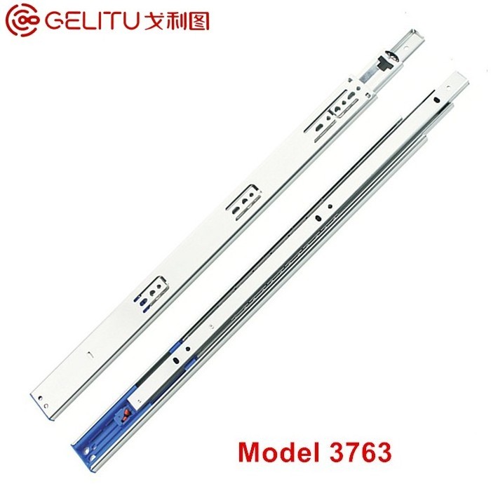 76MM long heavy duty drawer slides furniture ball bearing drawer slides locking heavy drawer slides channel 1500mm