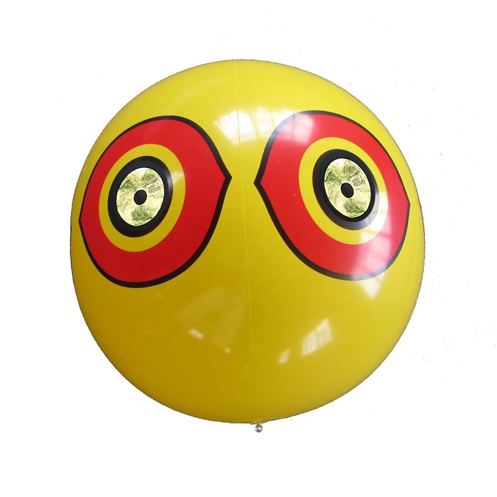 Bird repeller laser reflective terrible owl eyes balloon Visual Deterrent Inflatable balloons