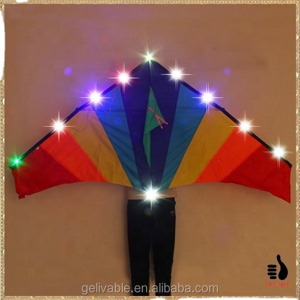 Chinese cheap simple new led light kite from the kite factory