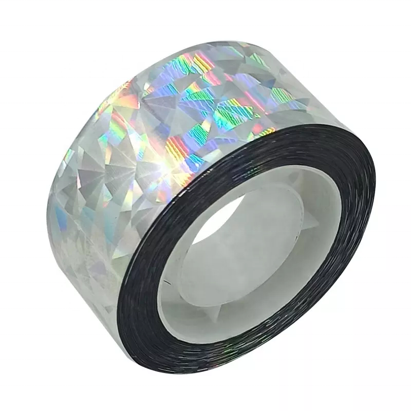 Bird Deterrent Scare Tape Shiny Lase Holographic Reflective Ribbon for pigeon sparrow