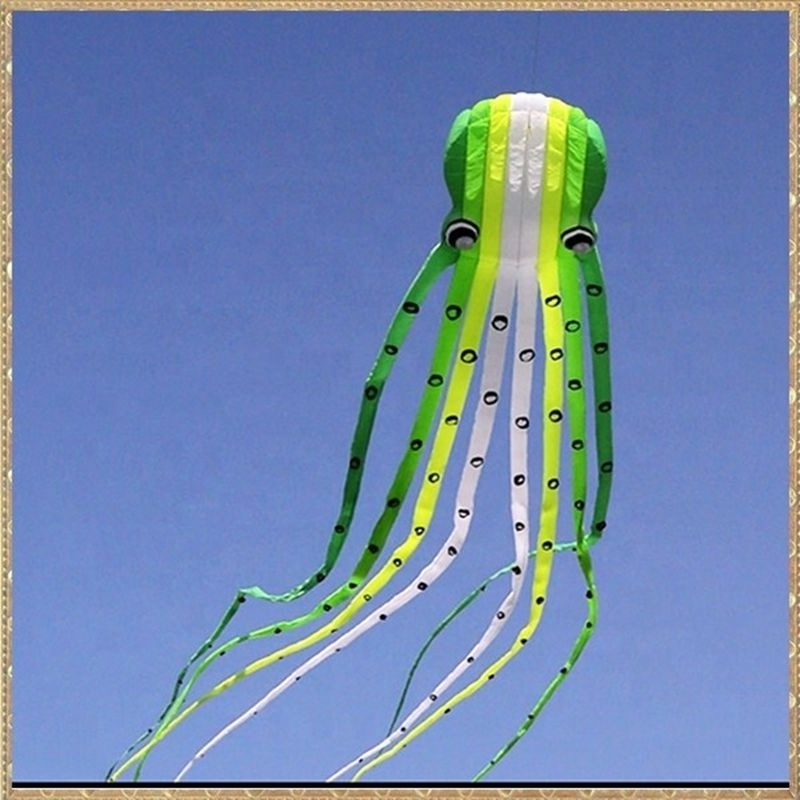 china hot sales  15m inflatable large octopus  soft 3D kite for adults outdoor  from weifang kite factory