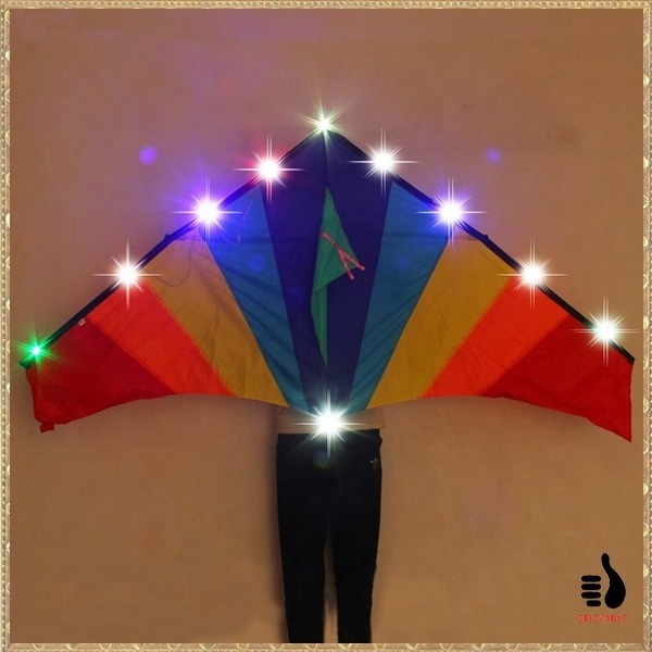 Chinese cheap simple new led light kite from the kite factory