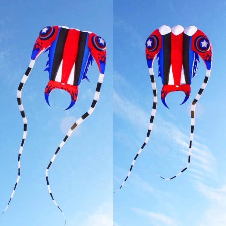 32sqm nylon 3D  trilobite  inflatable china led kite