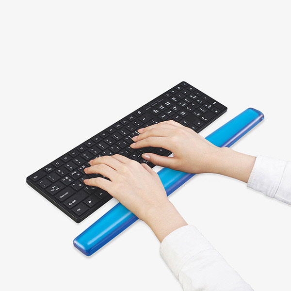 Jelly wrist support, Crystal gel keyboard wrist rest pad,easily clean keyboard pad