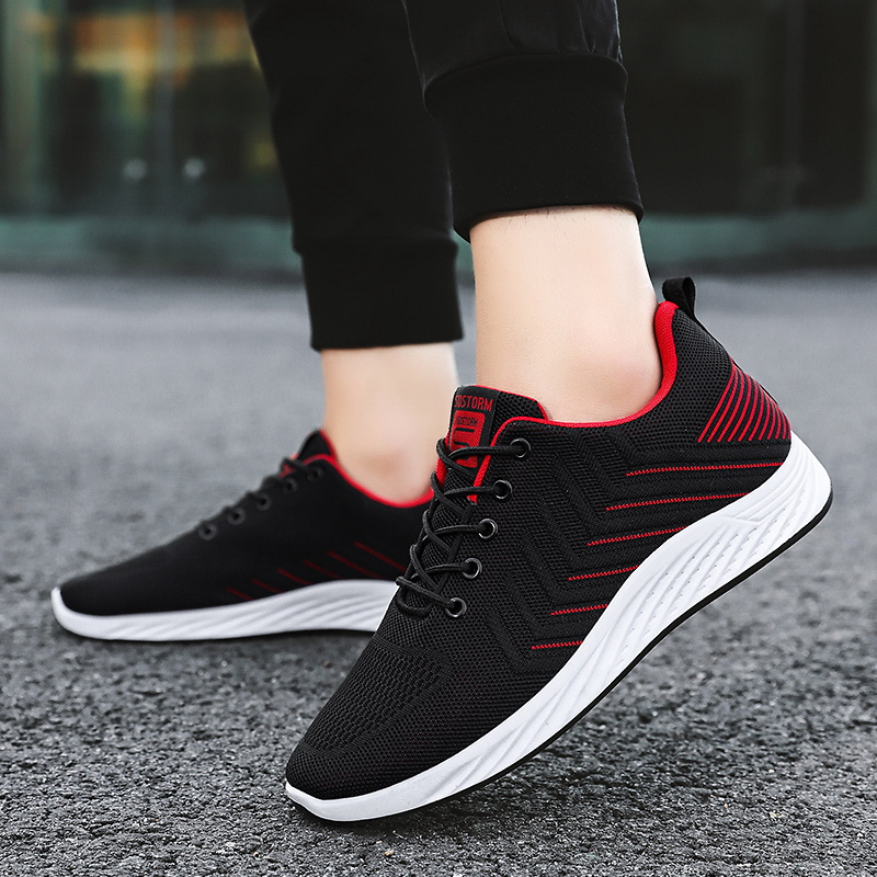 B603 Breathable Walking  Lace Up Comfort Cheap Price For Men Shoes Sneakers Man Running Shoes Custom