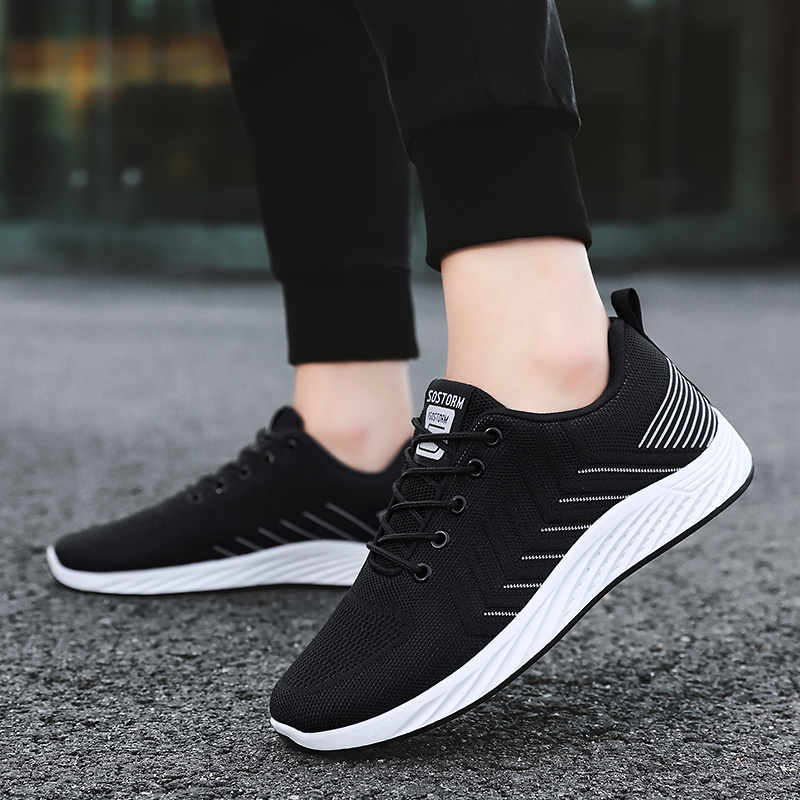 B603 Breathable Walking  Lace Up Comfort Cheap Price For Men Shoes Sneakers Man Running Shoes Custom