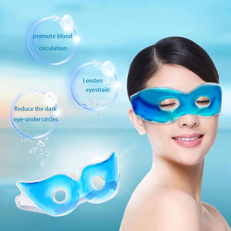 factory high quality  Ice Pack Gel Hot cold eye pack Compress Adjustable  Gel Eye Mask Ice eye  mask