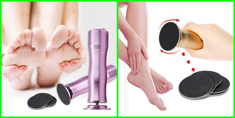 Feet Electronic Rechargeable Electric Foot File Pedicure Sander Machine Gel Remover Callus