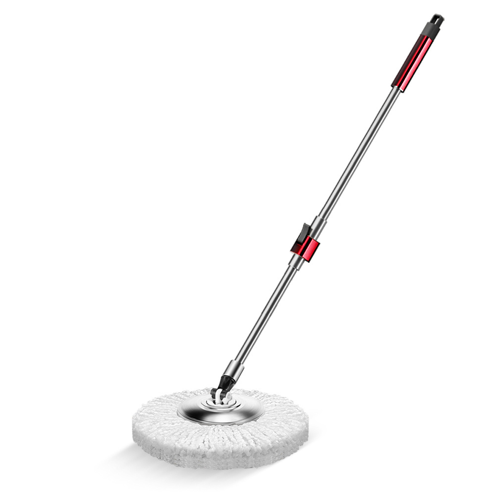 aluminum mop pole stainless steel handle spin 360 mop part telescopic mop stick pole