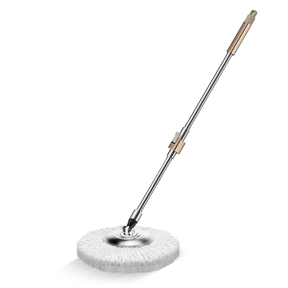 aluminum mop pole stainless steel handle spin 360 mop part telescopic mop stick pole